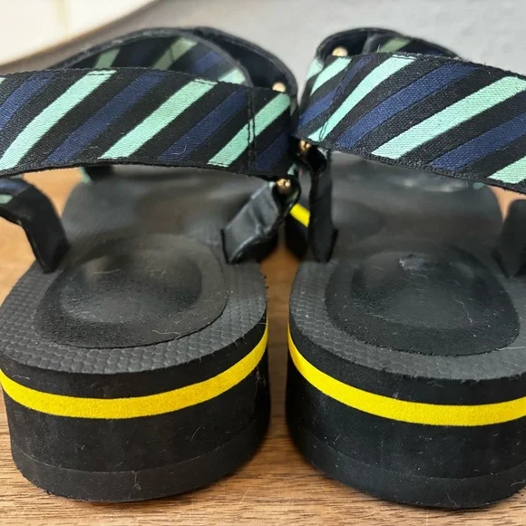 Kurt Geiger Black Platform Olivia Sandals Women Size 8 - Picture 10 of 13